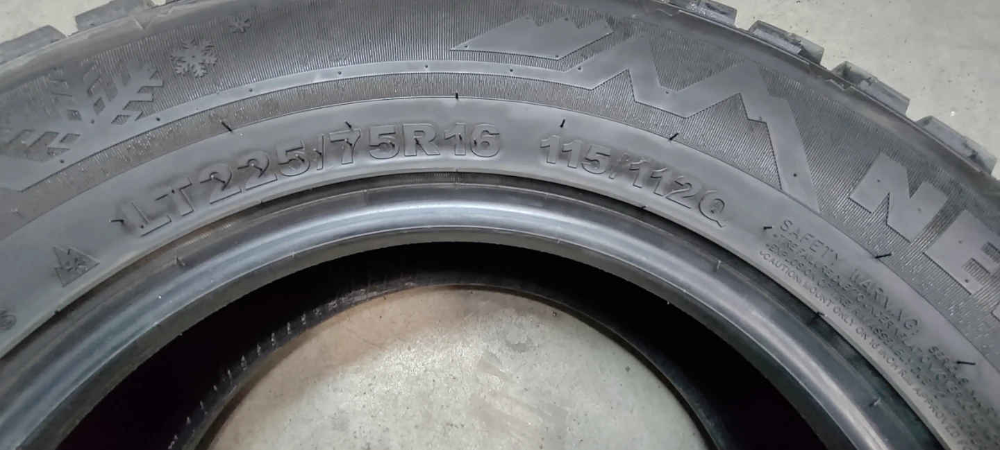 2 Tires: LT225/75R16 Winter Tires - photo 4