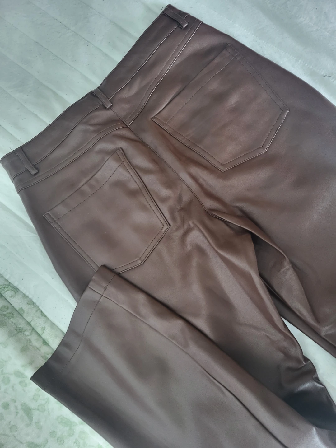 7 For All Mankind Faux Leather Pants small - photo 2