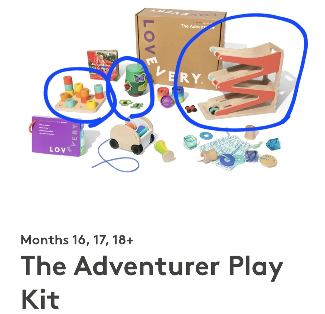 Lovevery Montessori Toy Baby Play Kit Set 5 months to 18+ - photo 5