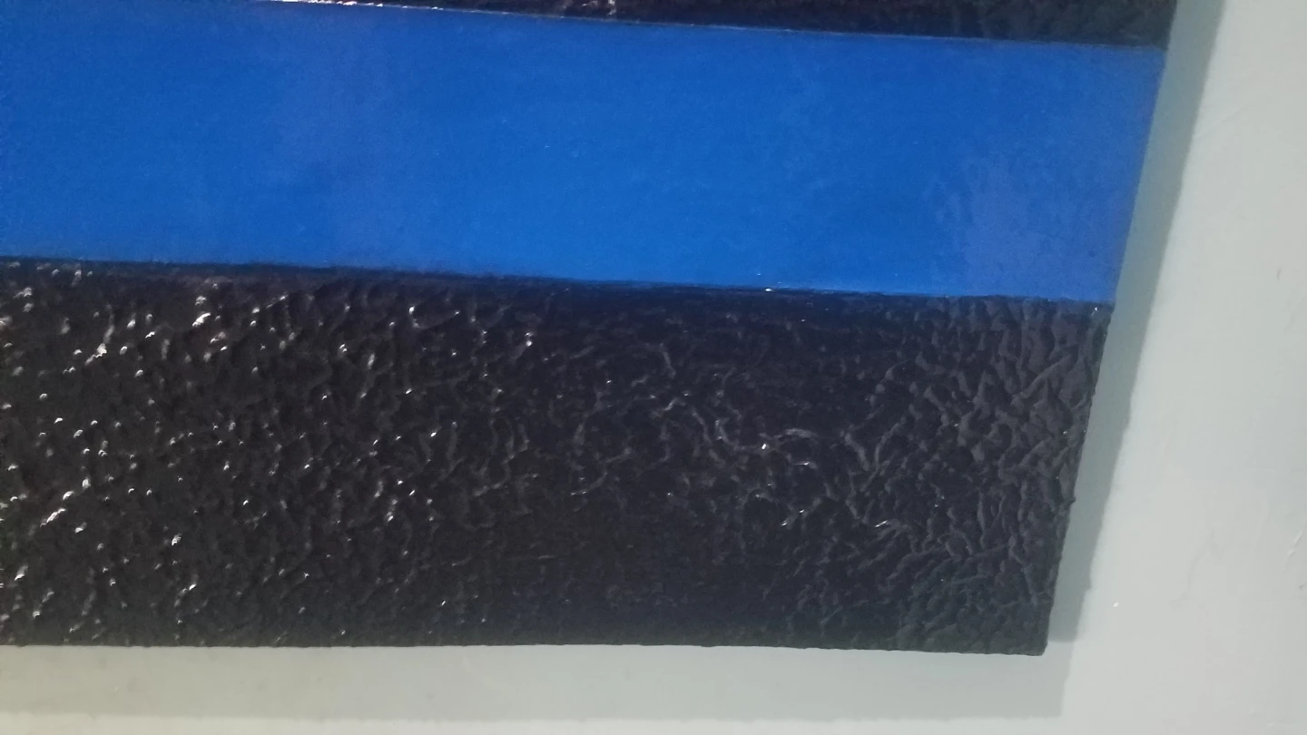 Thin Blue Line Textured Painting Police Law Enforcement NYPD - photo 5