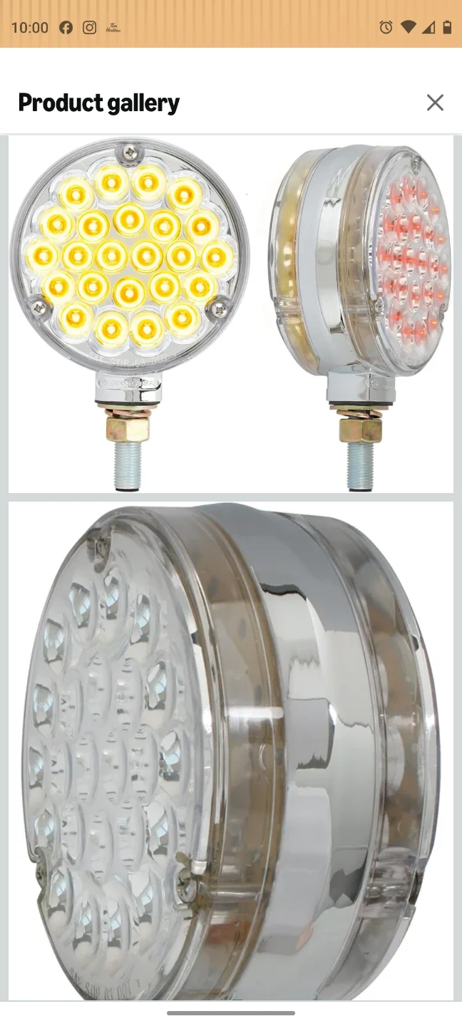 Free delivery,Grand 4" Double Faced LED Lights (Twin Pack) - photo 3