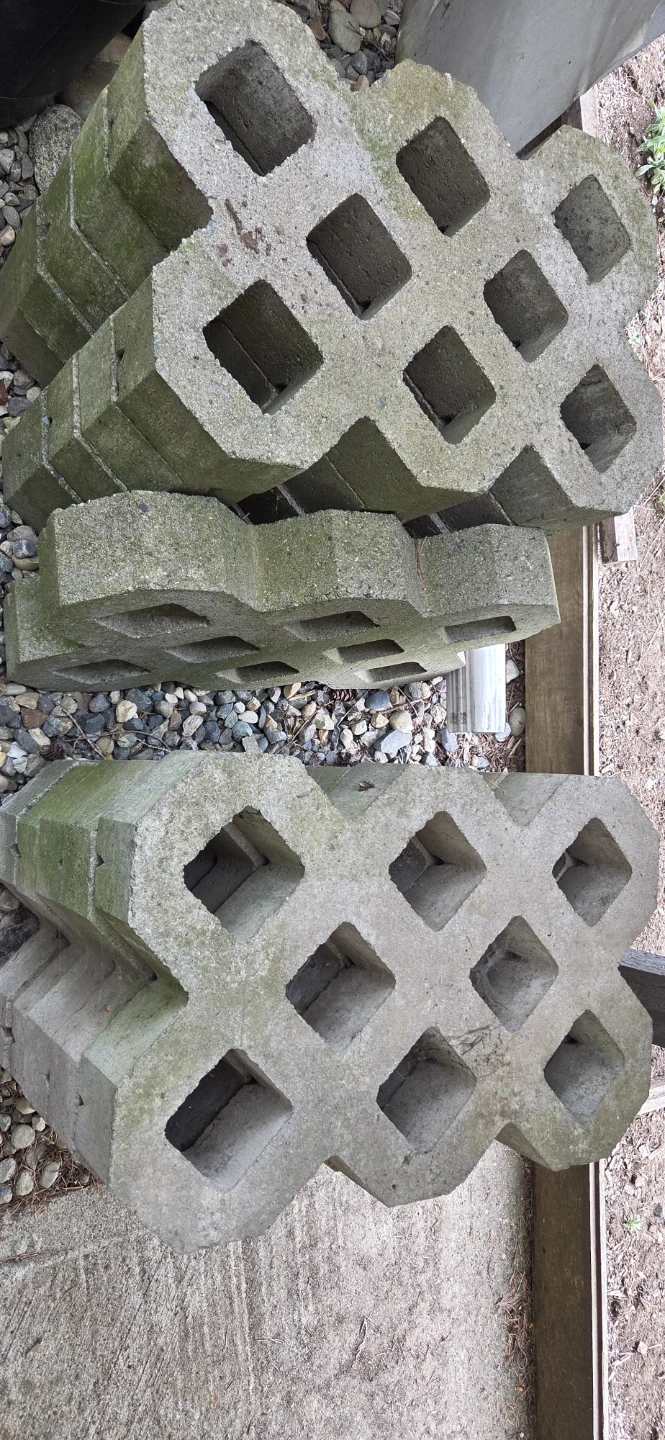 Concrete Paver Blocks - Set of 11