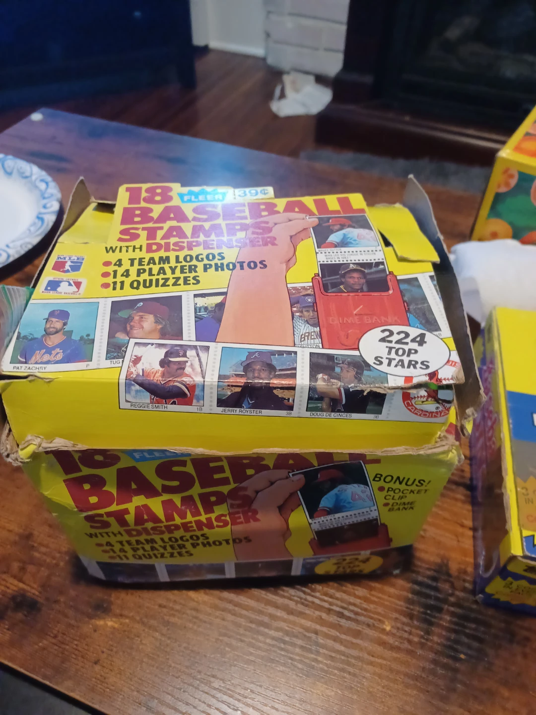 1989 Fleer Baseball Stamps with Dispenser - 18 Packs