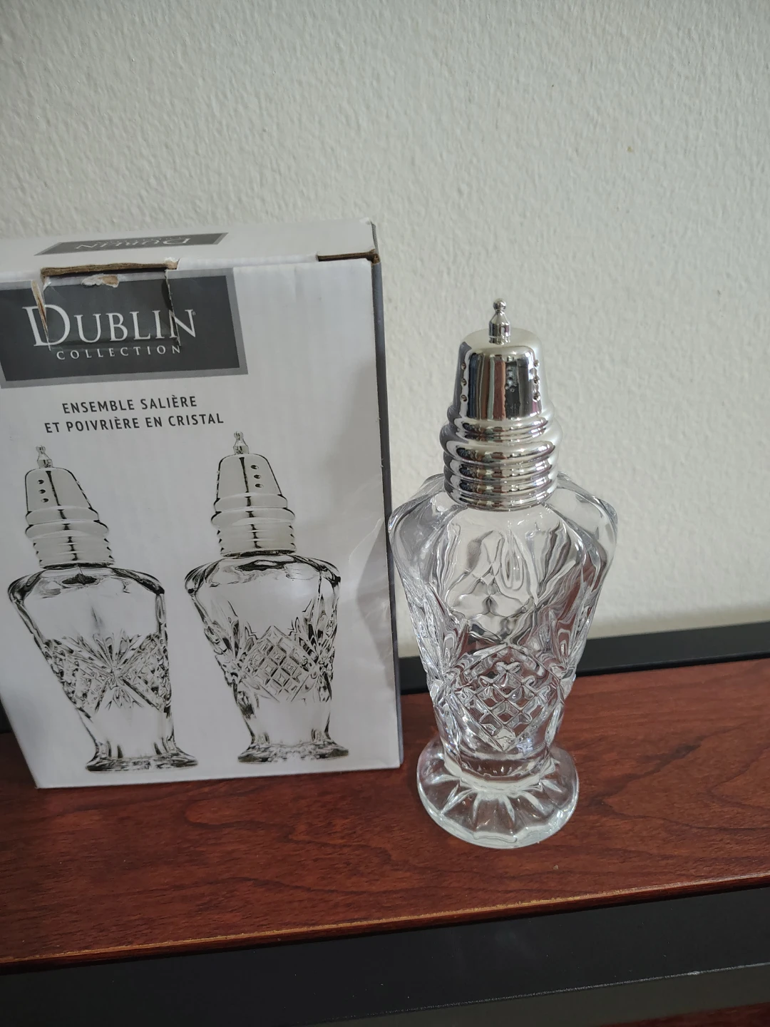 Dublin Collection Crystal Salt & Pepper Shaker Set - photo 2