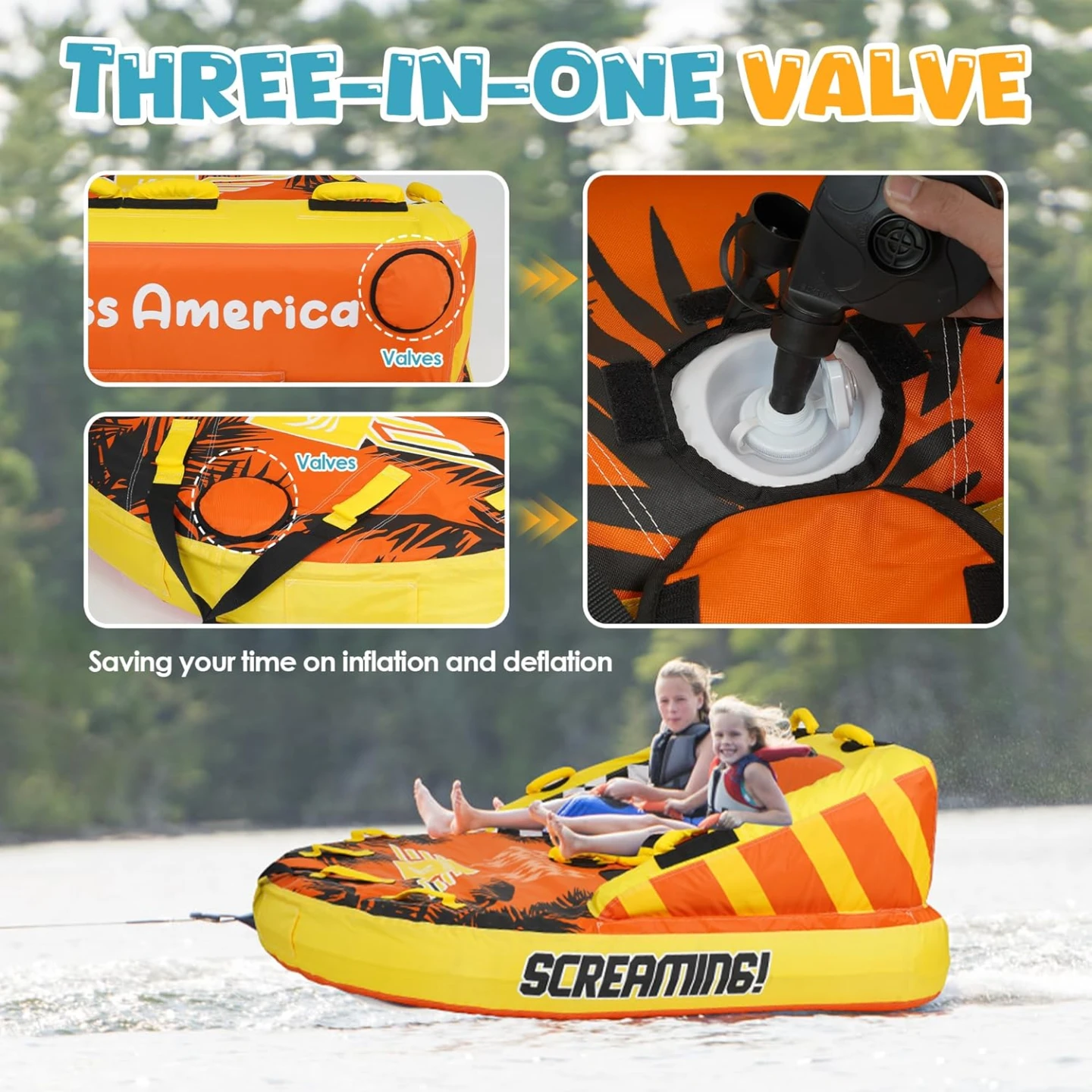 2 Person Boat Towable Water Tube Sofa - photo 4