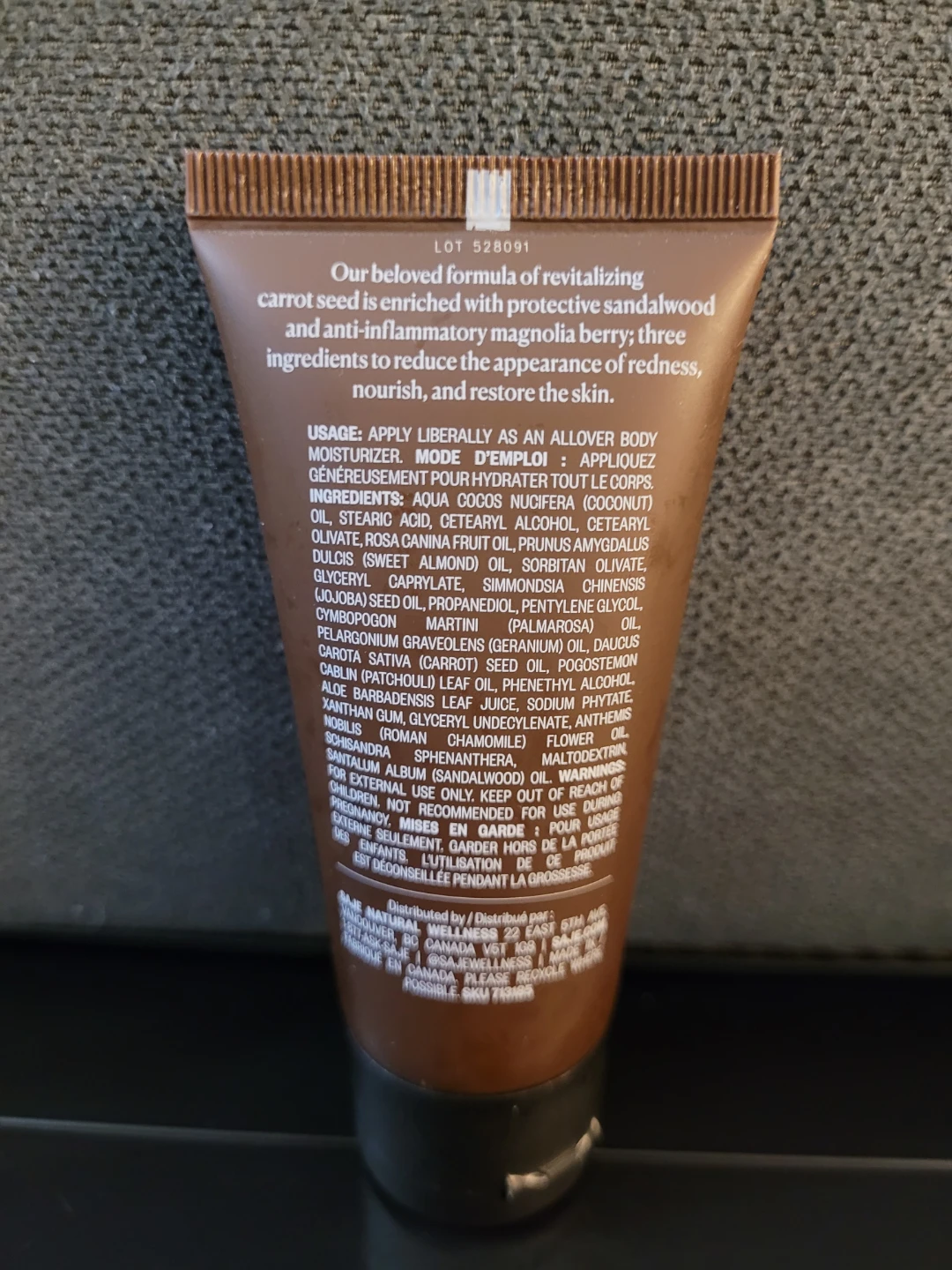 Saje DERMEDIAL Carrot+ Restorative Barrier Lotion 60 mL - photo 2