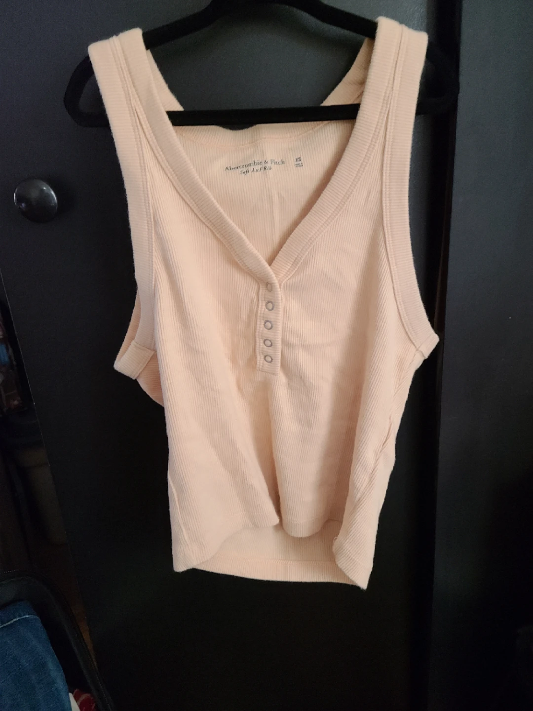 Abercrombie & Fitch Soft A&F Rib Tank Top - XS