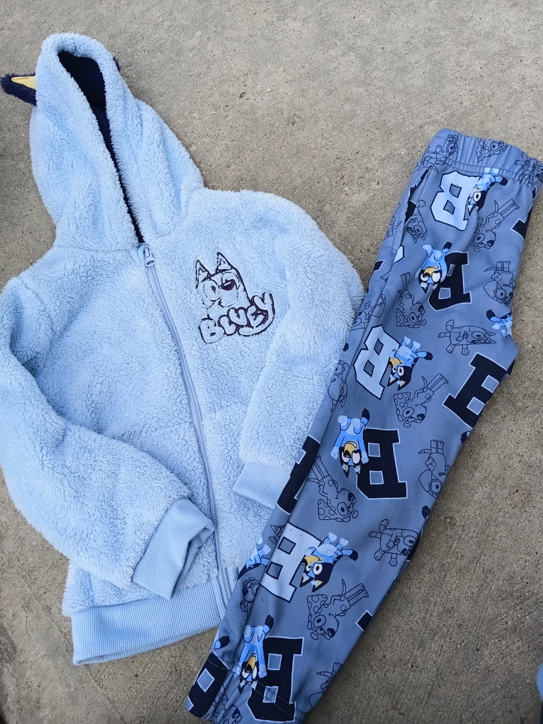 Bluey Fleece Hoodie and Pants Set