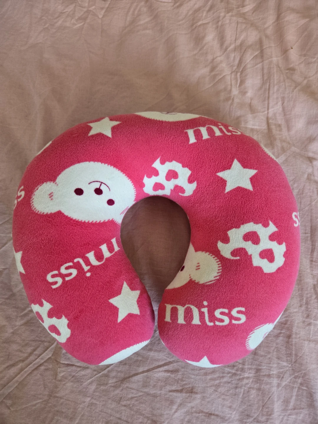 Pink Neck Pillow Kid Size