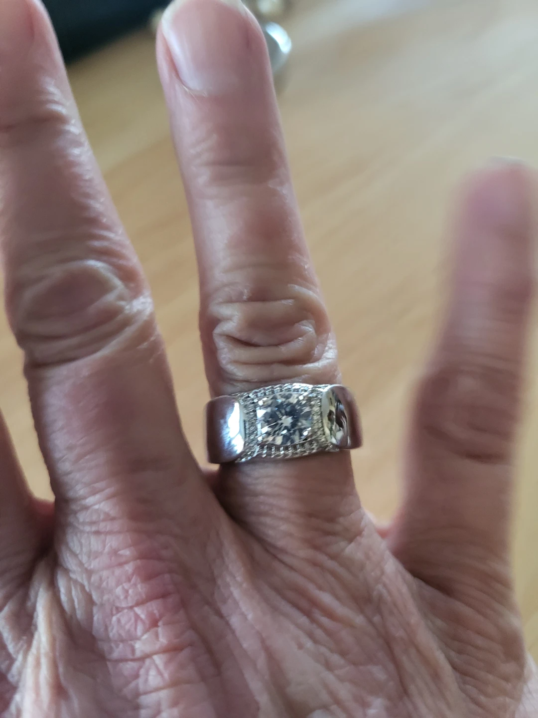 New Sterling Silver Cubic Zirconia Ring - photo 2