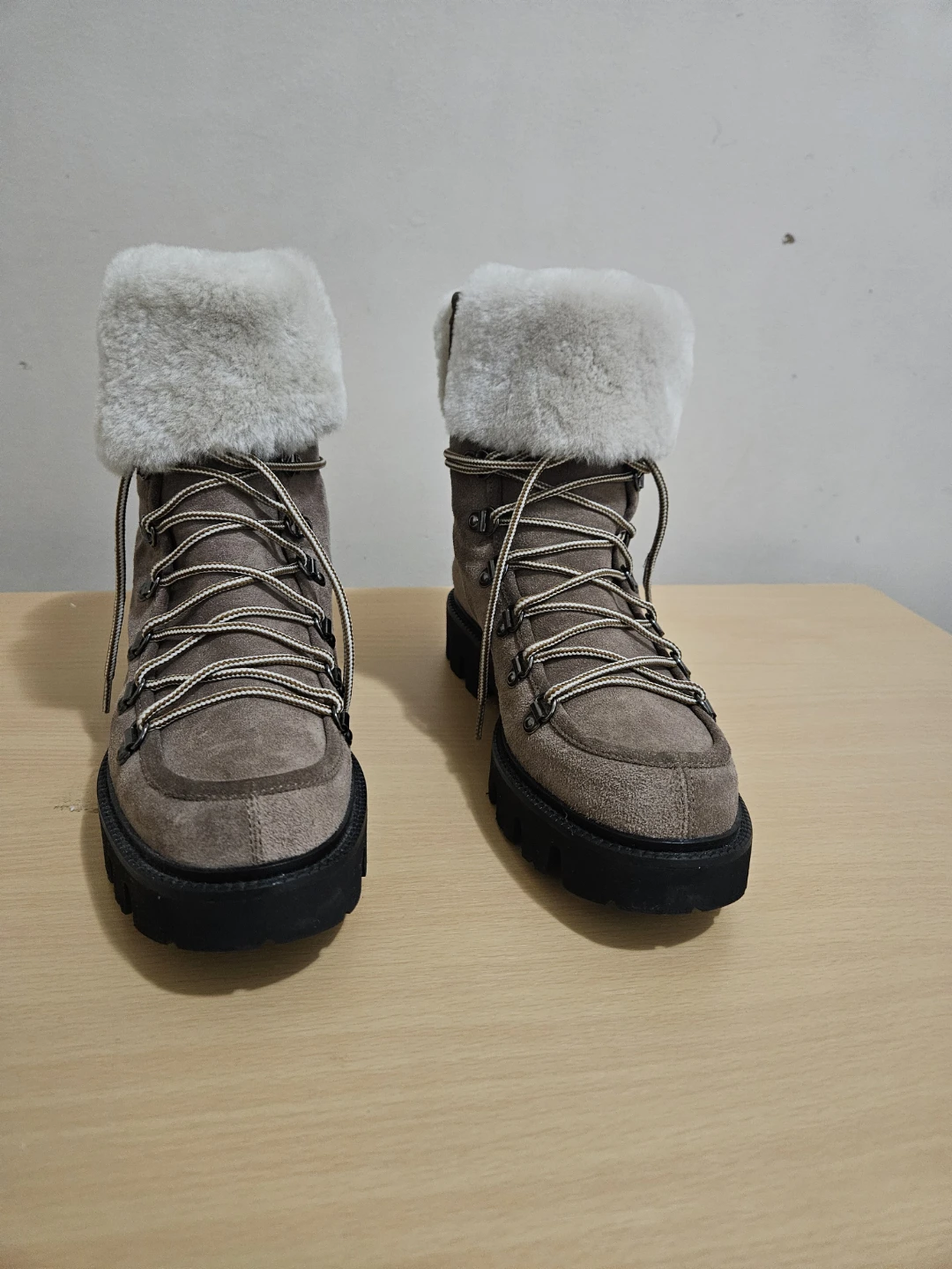 Hennè Suede Fur Lined Winter Boots - Made in Italy
