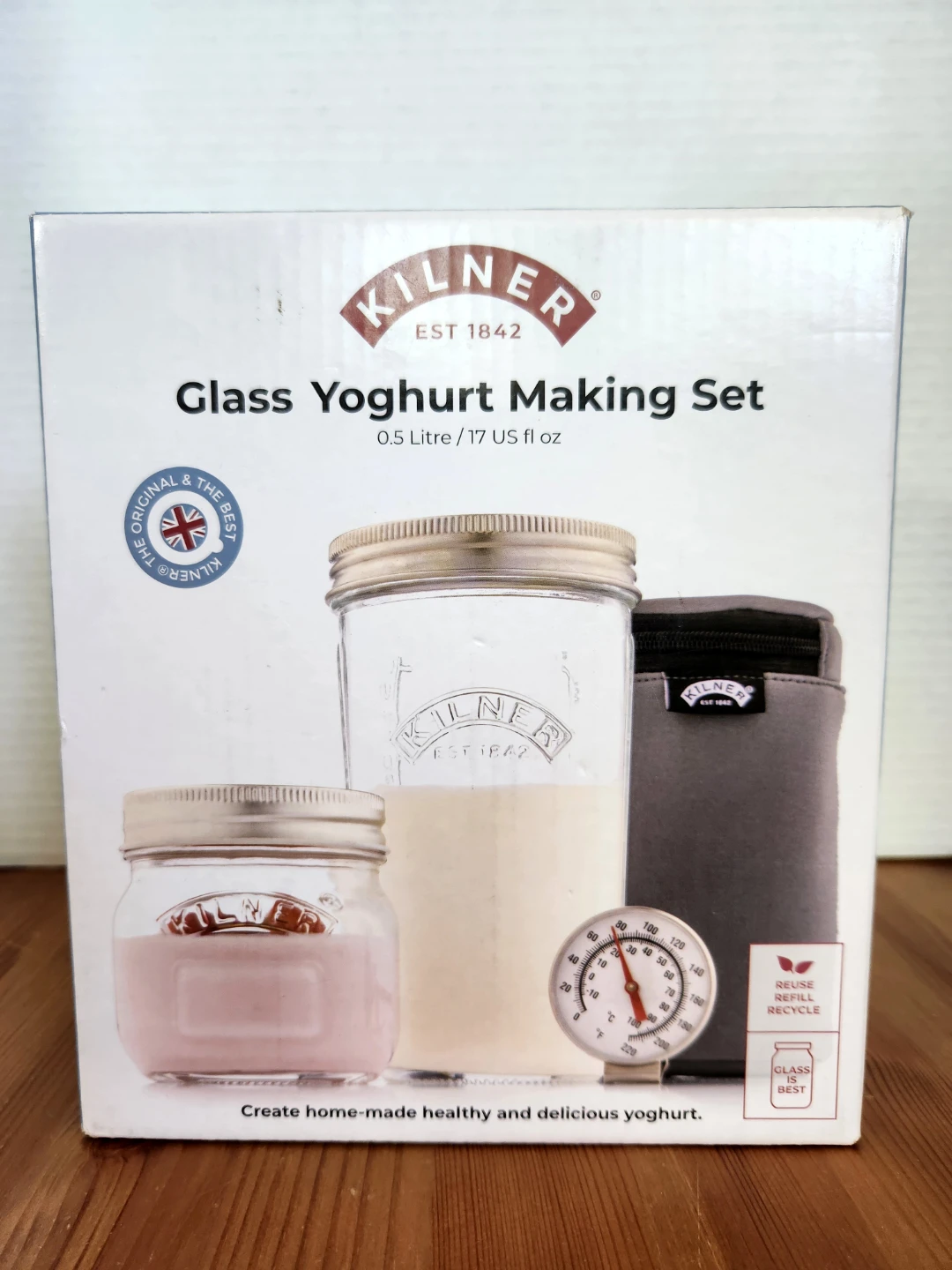 NEW ~ Kilner Glass Yoghurt Making Set