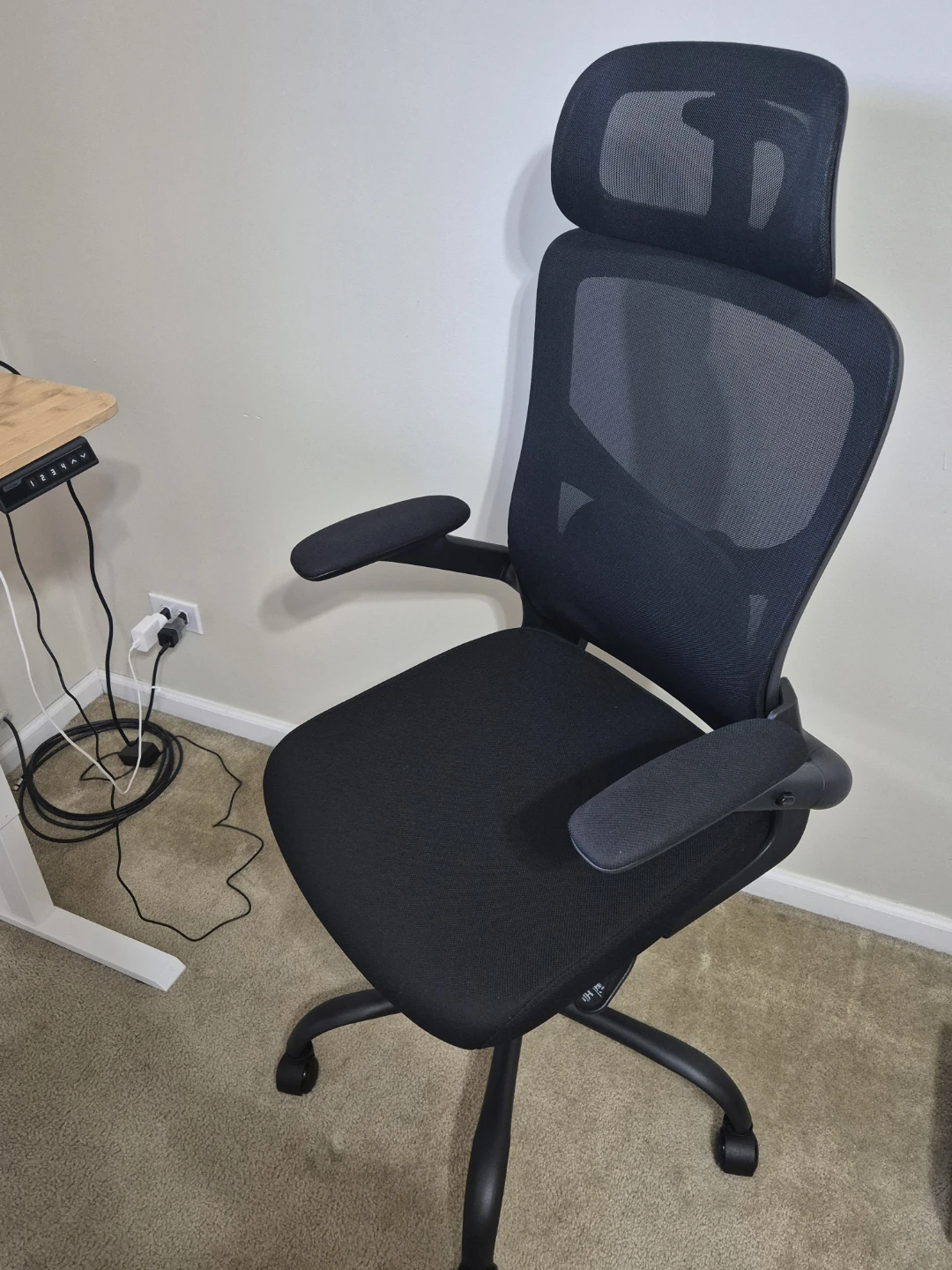 Ergonomic Office Chair - Mesh Back, Headrest & Lumbar Support - photo 2