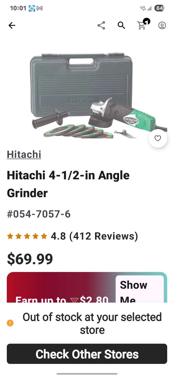 Hitachi Angle Grinder - photo 2