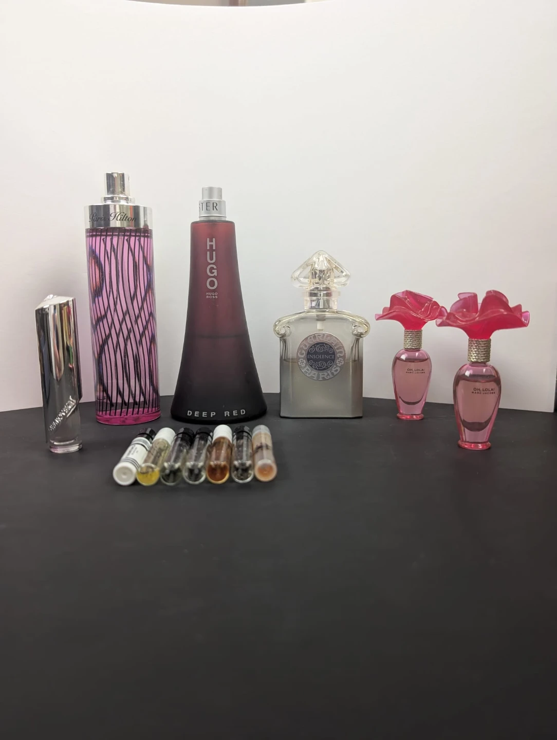 Collection of perfume, open