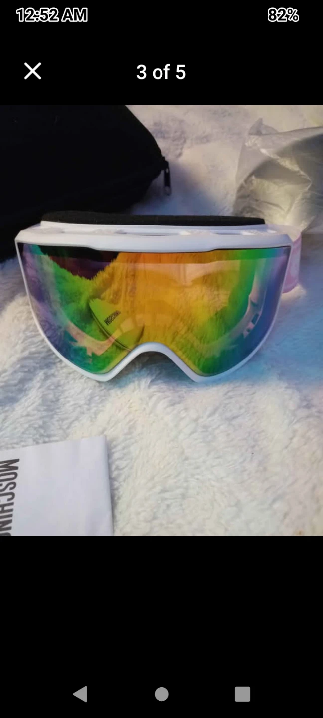 Moschino Ski Goggles with Case and Cleaning Cloth - photo 2