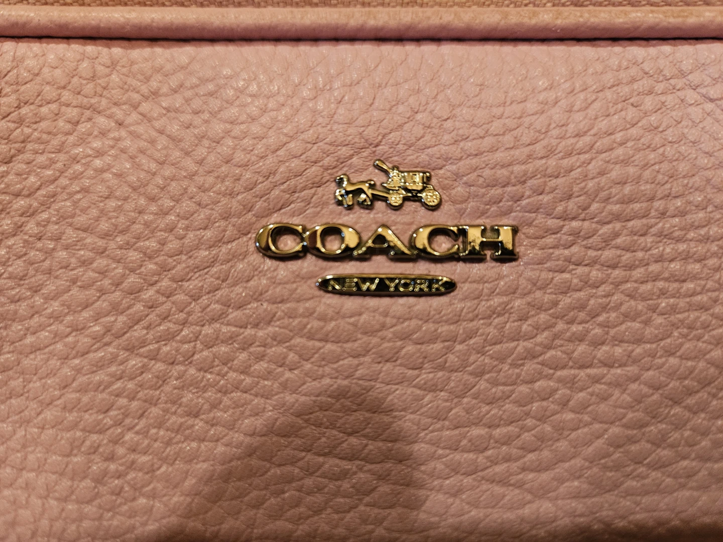 Coach Pink Leather Wristlet Pouch - photo 2