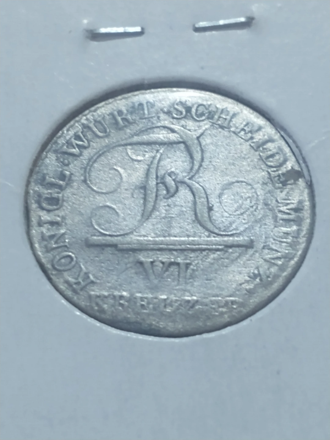 1808 Wurttemberg German state .333 silver coin. KM #495 - photo 5