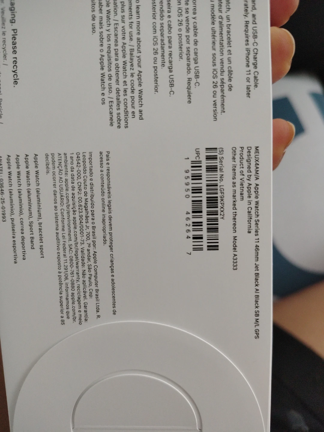 Apple Watch Series 11 46mm Jet Black SB Mi GPS - photo 3