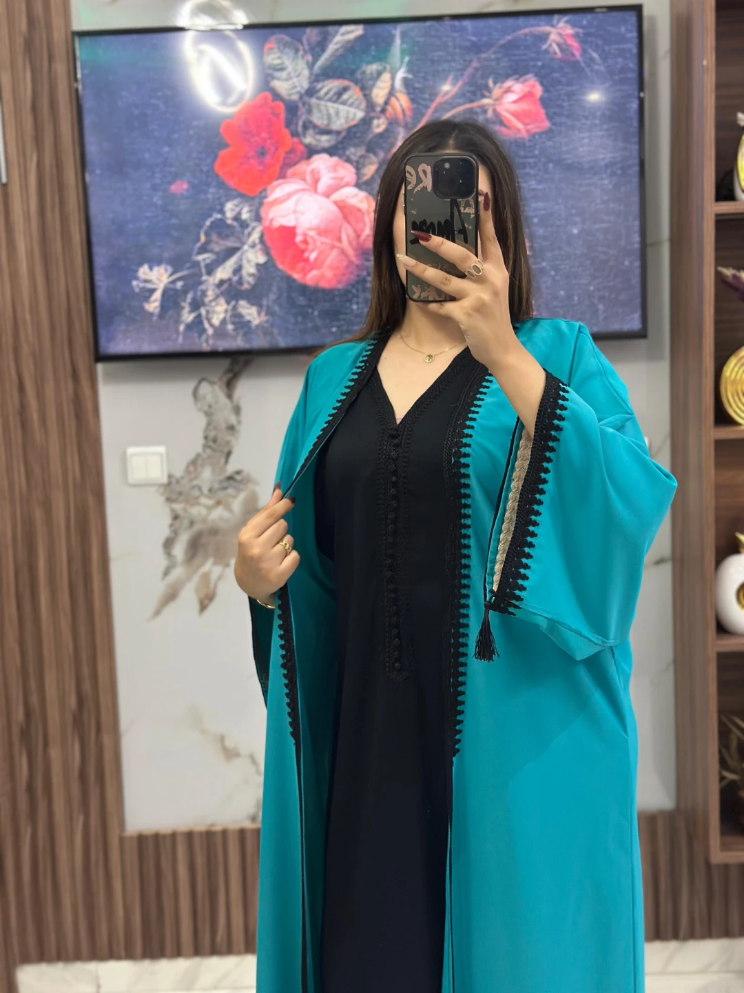 Ensemble abaya et caftan pour femmes