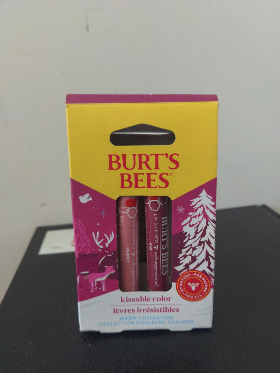 Burt's Bees Lip Shimmer Duo - Peony & Fig