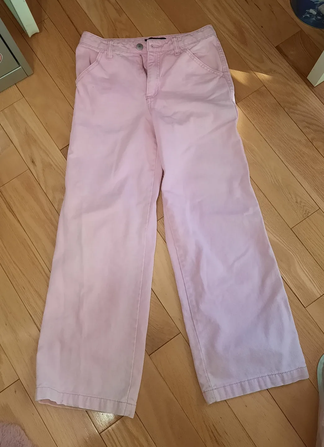 Pink Wide Leg Pants