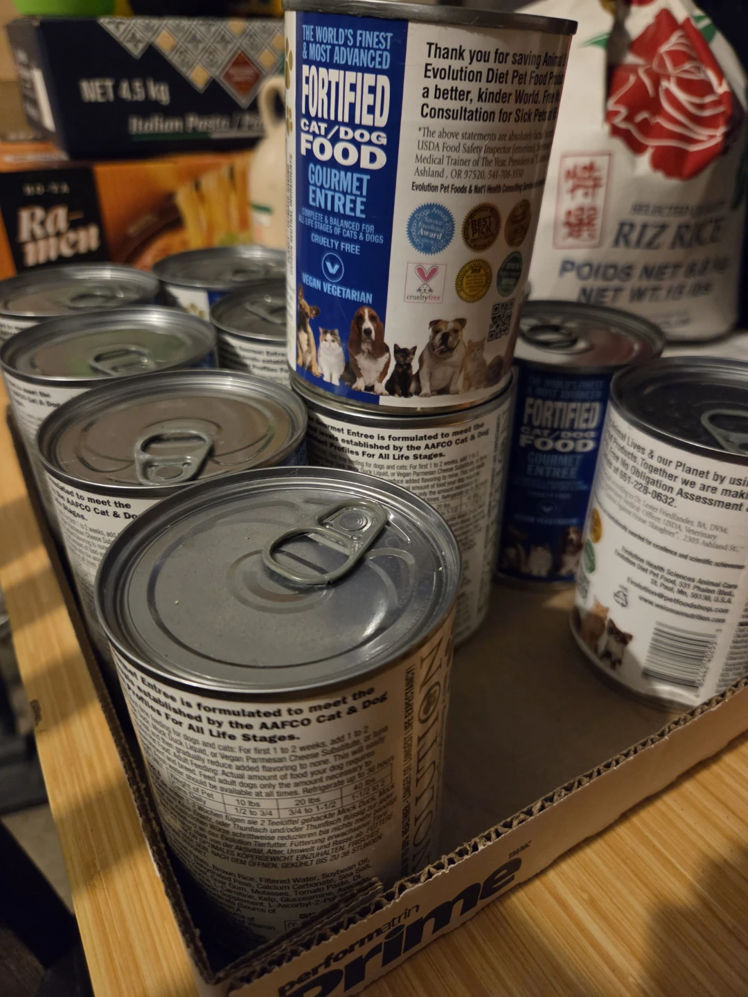 Evolution vegan Cat/Dog Food  - 12 8 oz Cans - photo 3