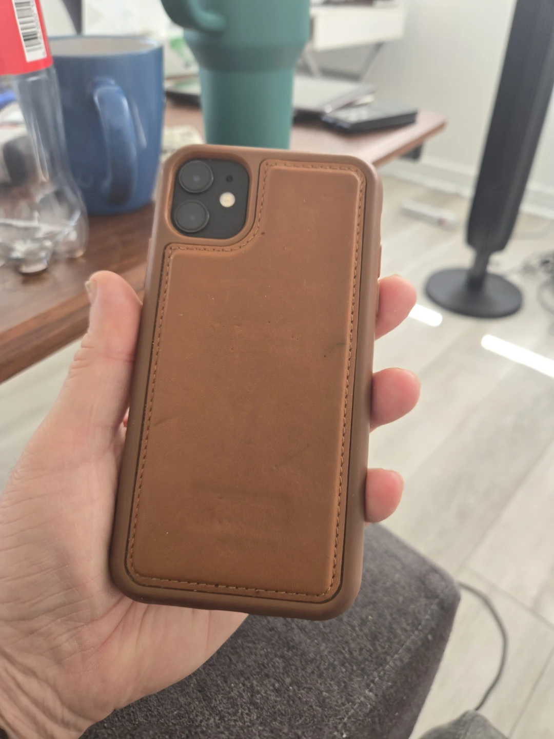 Apple iPhone 11 Pro Brown Leather Case - photo 2