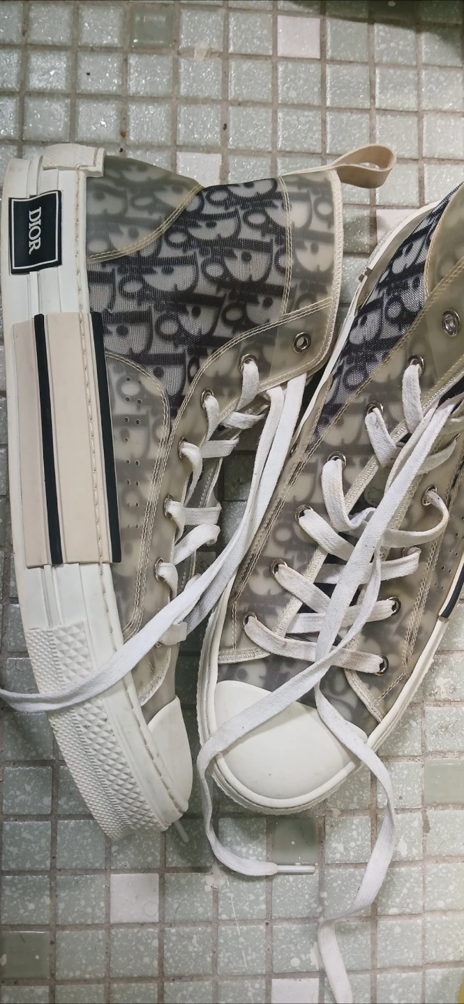 Dior High-Top Sneakers b23 men size 12 - photo 2