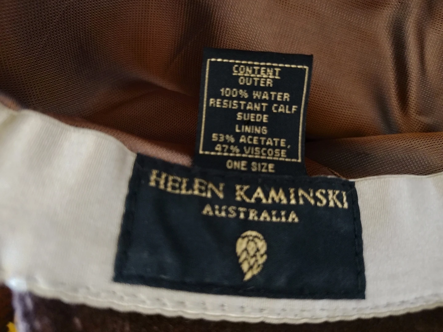 Helen Kaminski Brown Suede Hat - photo 3