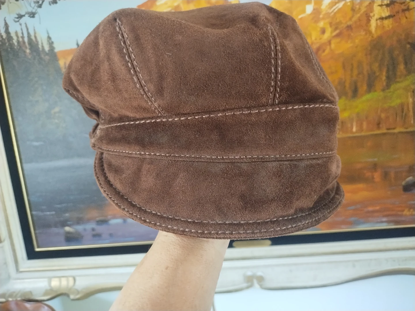 Helen Kaminski Brown Suede Hat - photo 2