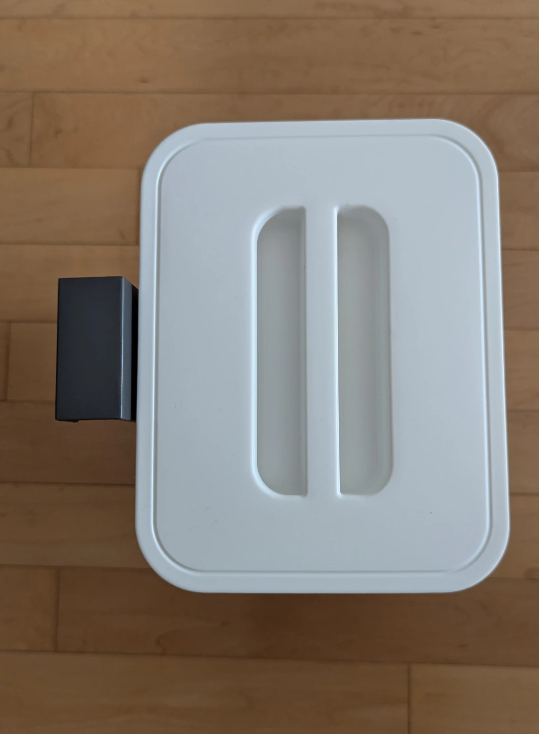 White Kitchen Compost Bin with Lid - photo 2