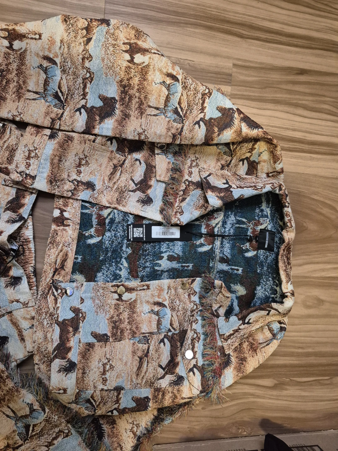 Denea Beige Tapestry Jacket 2XL Rockstar Brand - photo 2