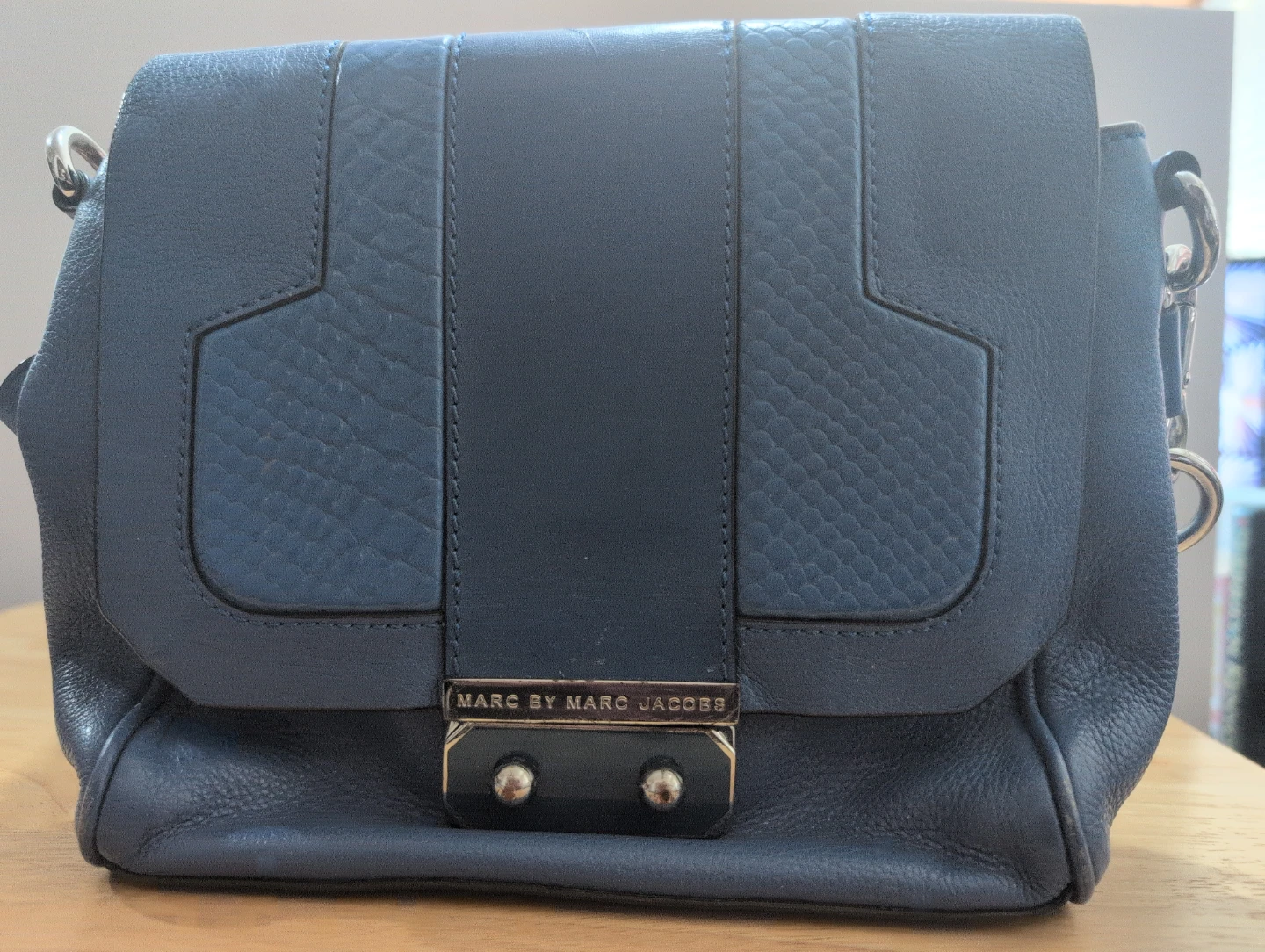 Marc by Marc Jacobs Blue Leather Shoulder Bag