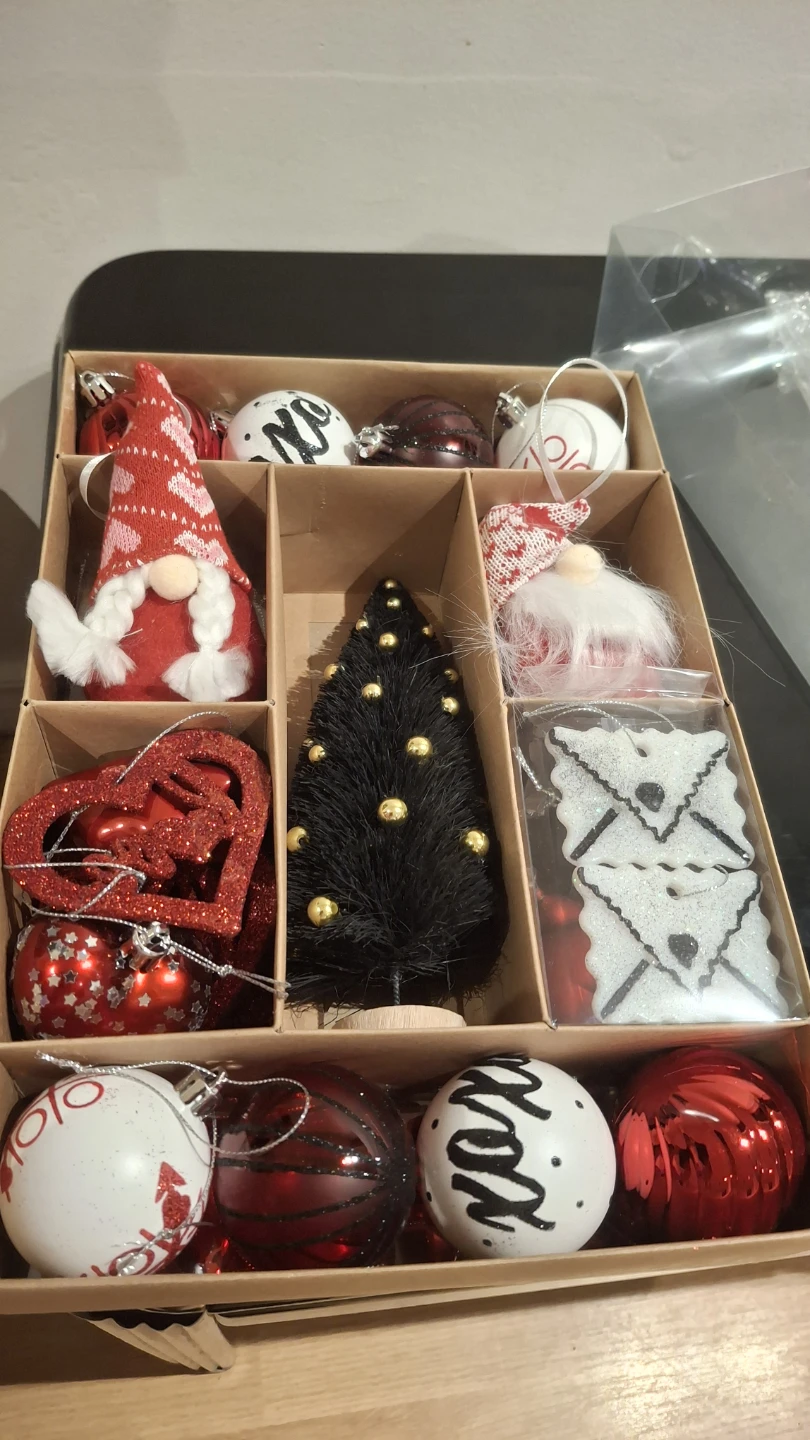Valentine's day Shatterproof hanging tree ornament set - photo 2