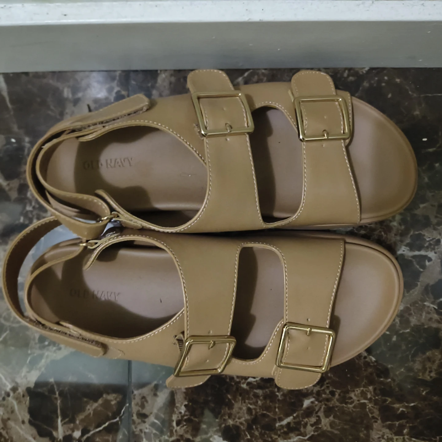 Size 10 Old Navy Tan Sandals - photo 2