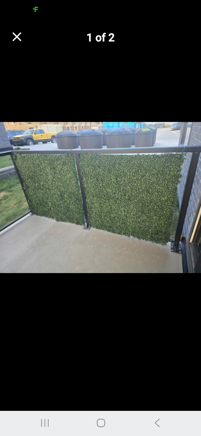 Artificial Boxwood Panels for Fence/Balcony Privacy Screen