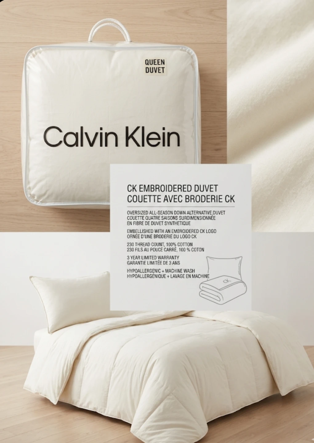 Calvin Klein Queen Duvet - photo 4