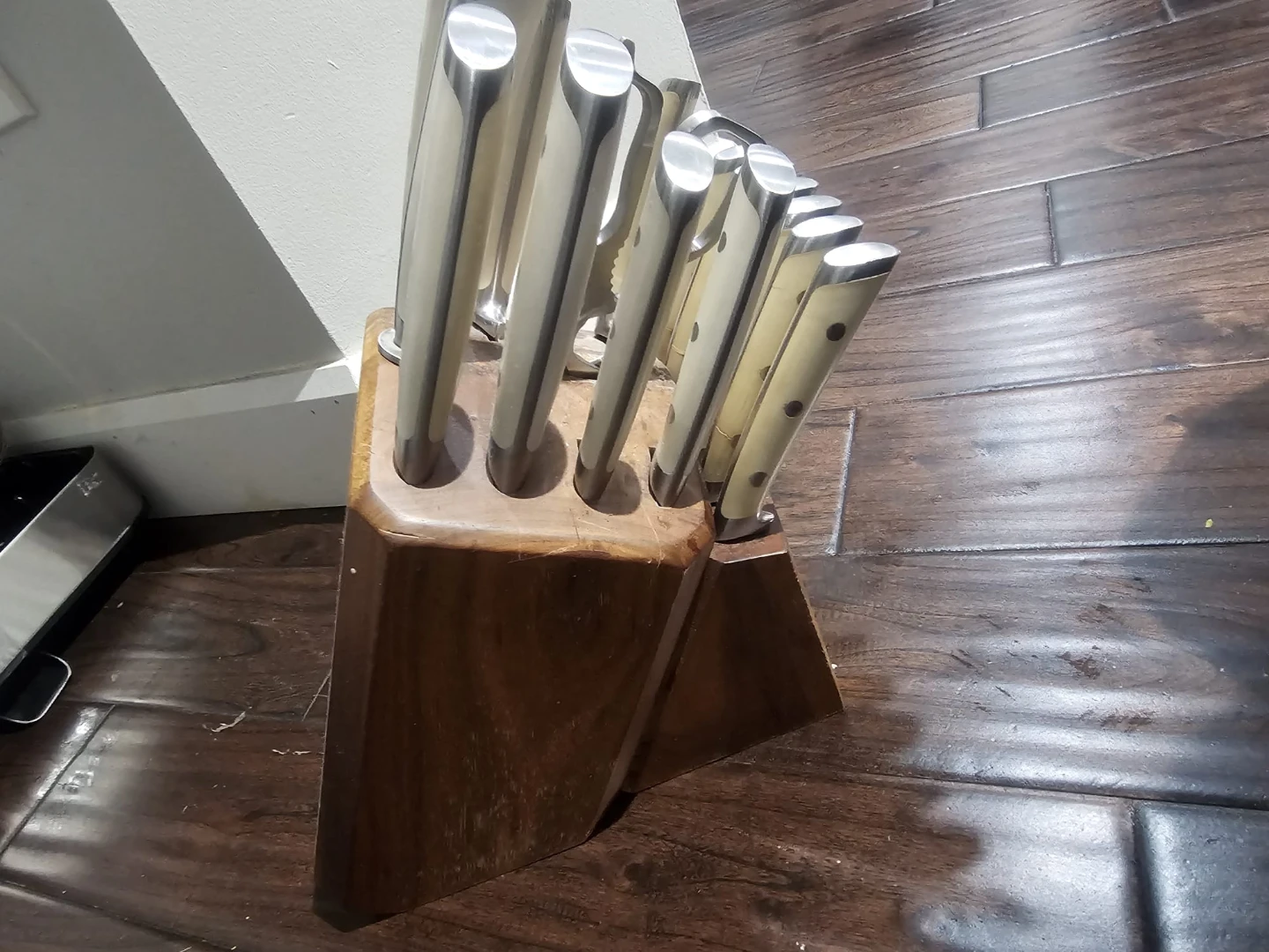Knife Set with Wooden Block - photo 2