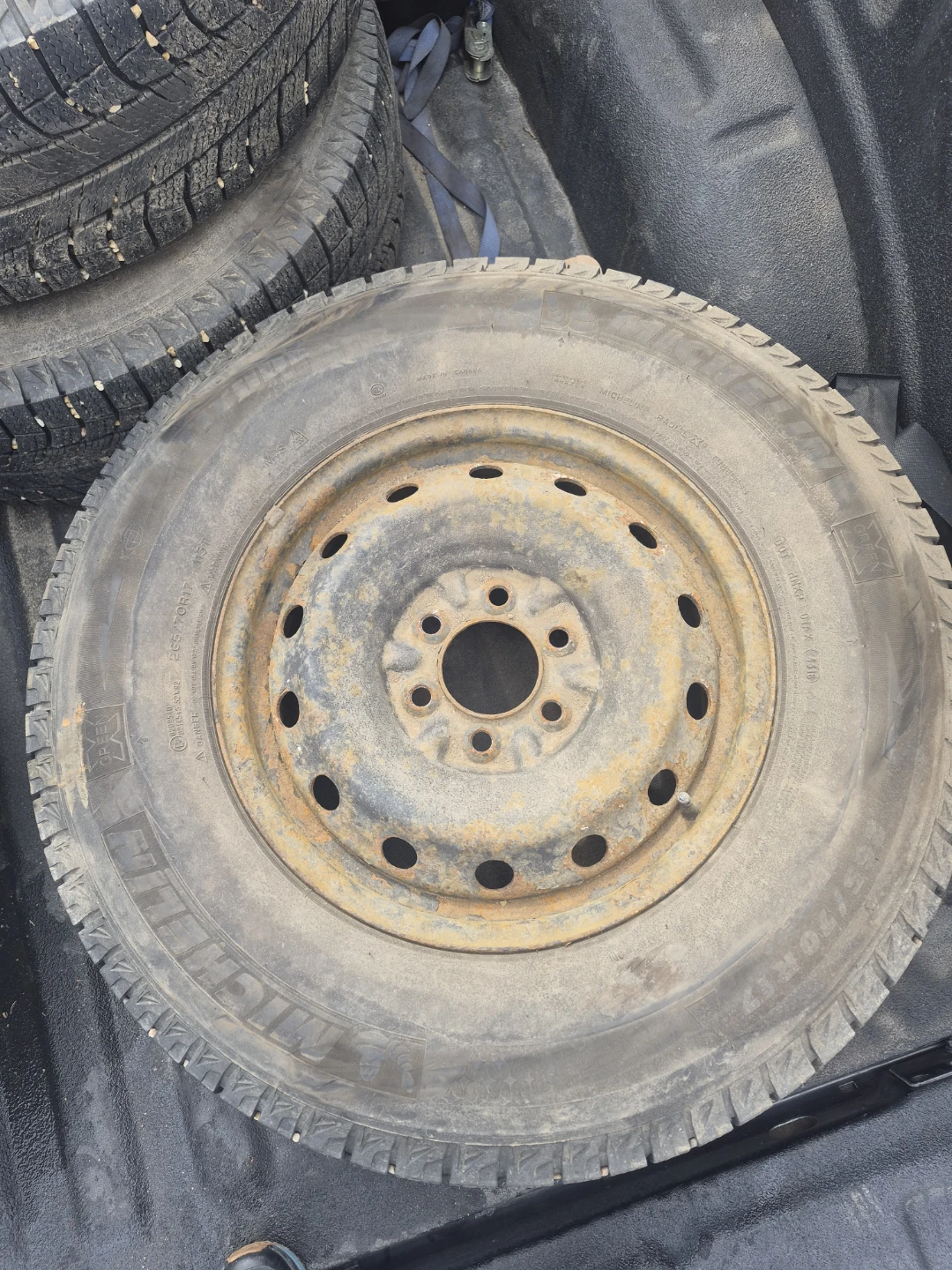 Michelin Tire with Steel Rim - 265/70R17