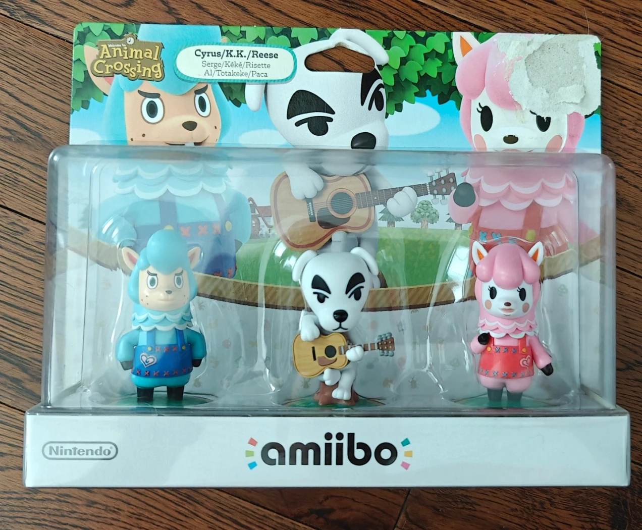 Animal Crossing amiibo Cyrus, K.K. Slider, Reese, 3-Pack (new)