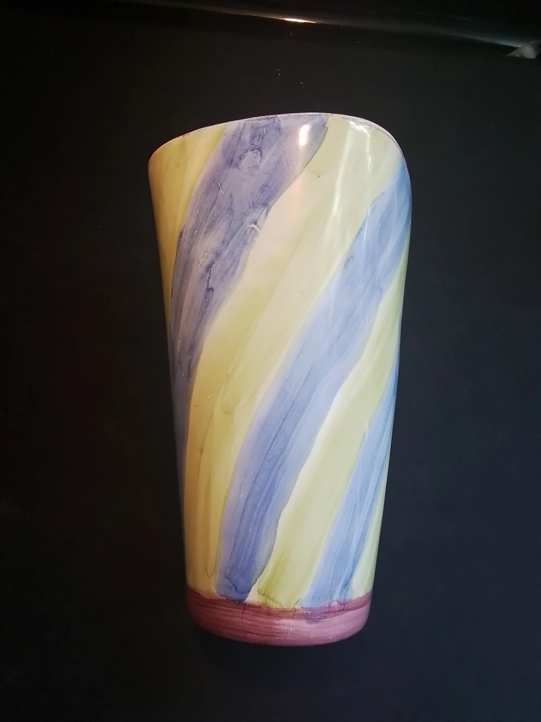 Original Andy Smith Studio Art Pottery Vase - photo 5