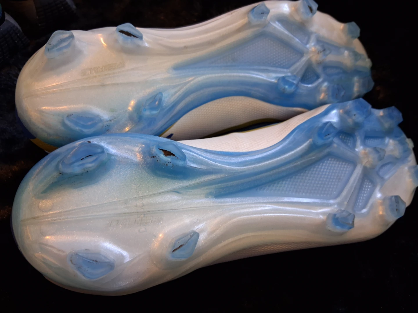 Adidas Messi Soccer Cleats Blue/Yellow us size 10 - photo 3