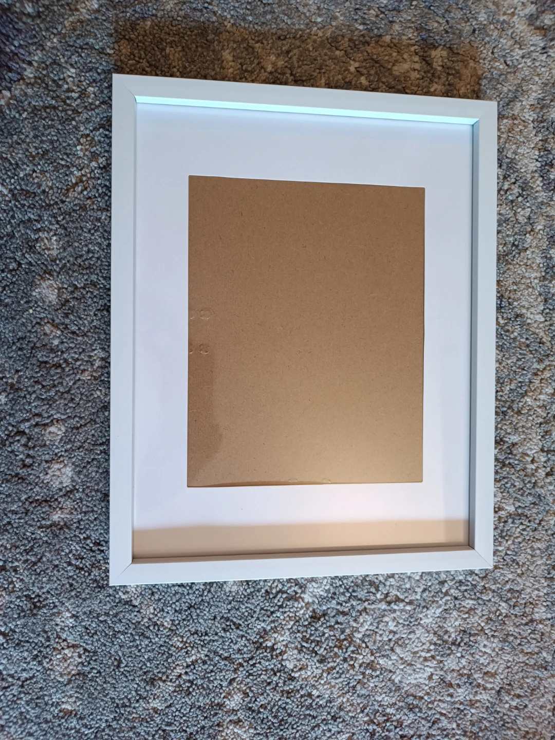 White Picture Frame with Mat