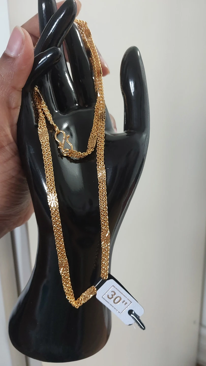BRAND NEW Antitarnish Gold Tone Chain 24" & 30" - photo 4
