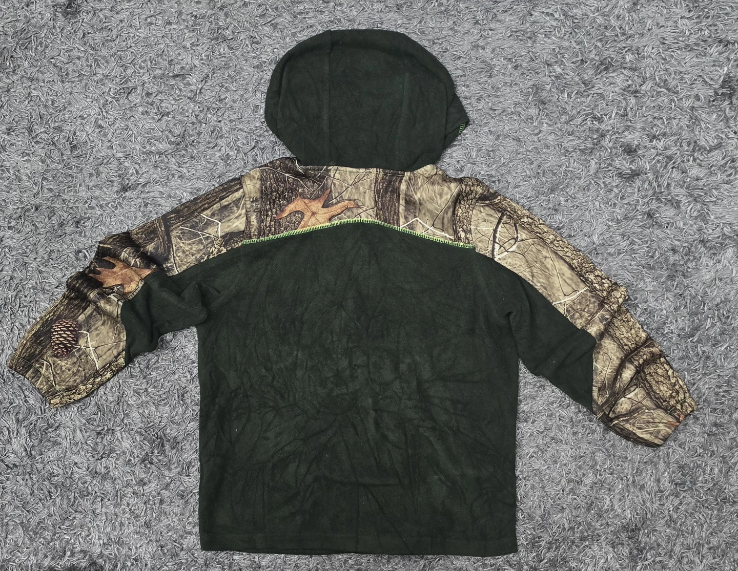Huntworth Camo Fleece Hoodie Pullover Size L - photo 2
