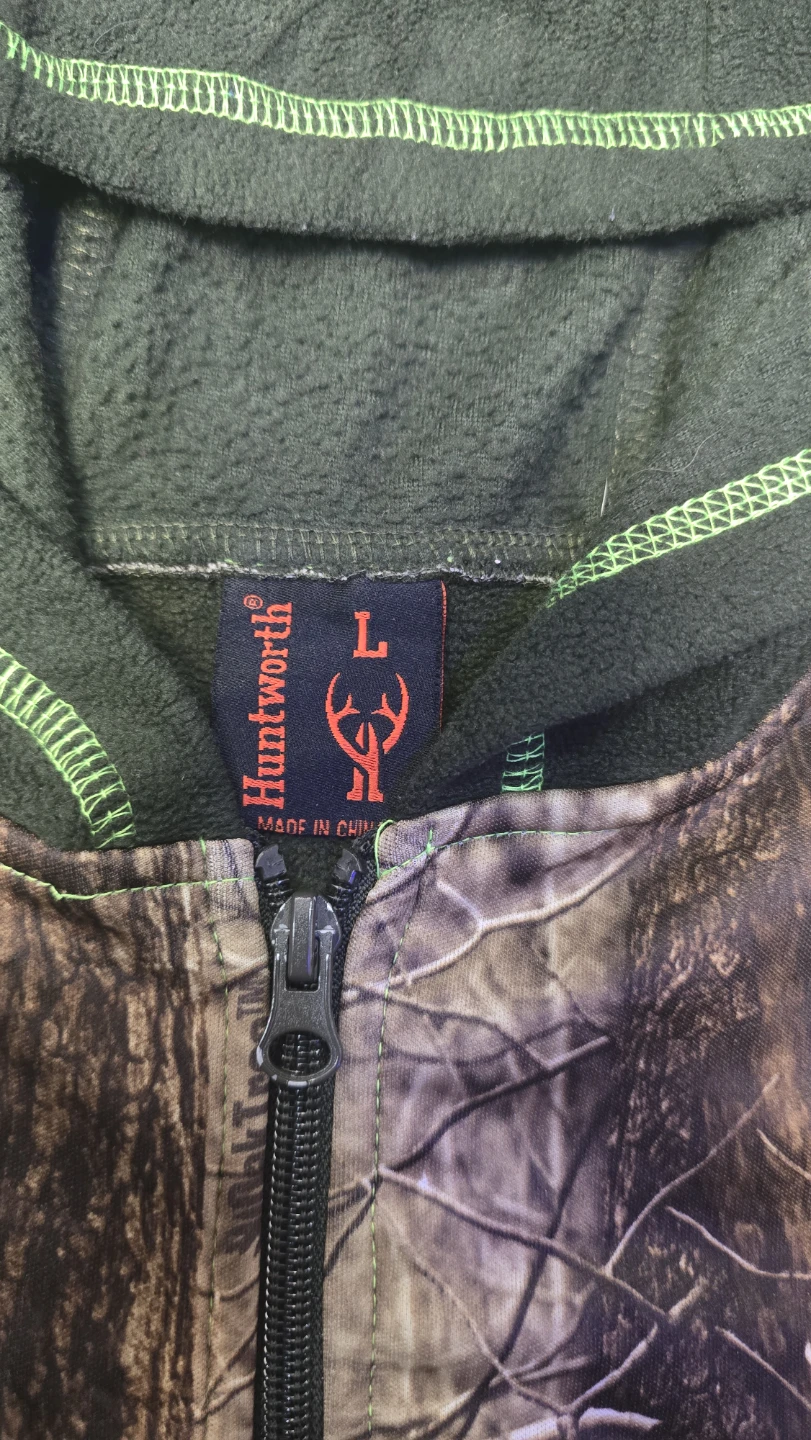 Huntworth Camo Fleece Hoodie Pullover Size L - photo 4