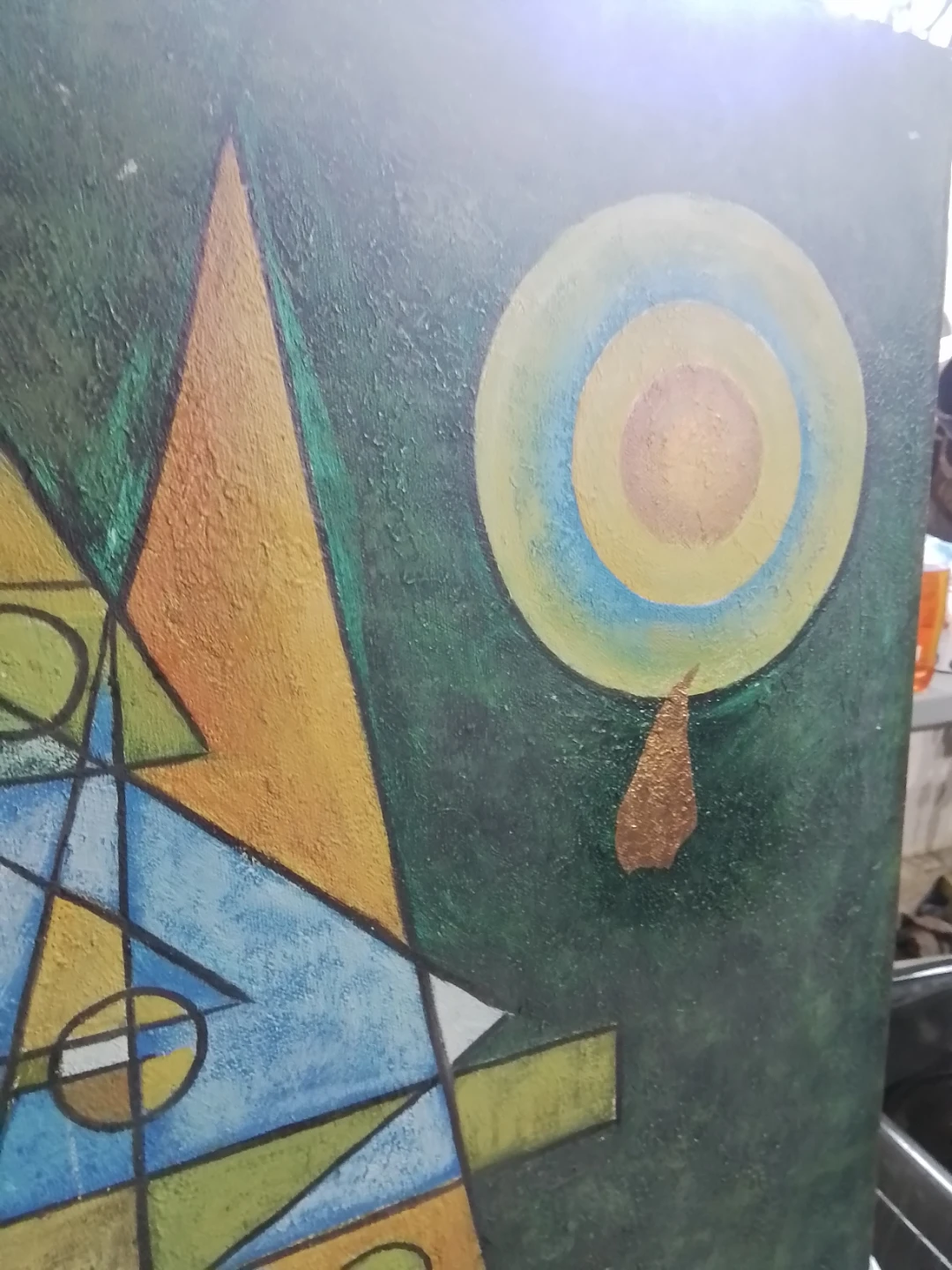 Large Hand-Painted Wassily Kandinsky Reproduction - photo 5