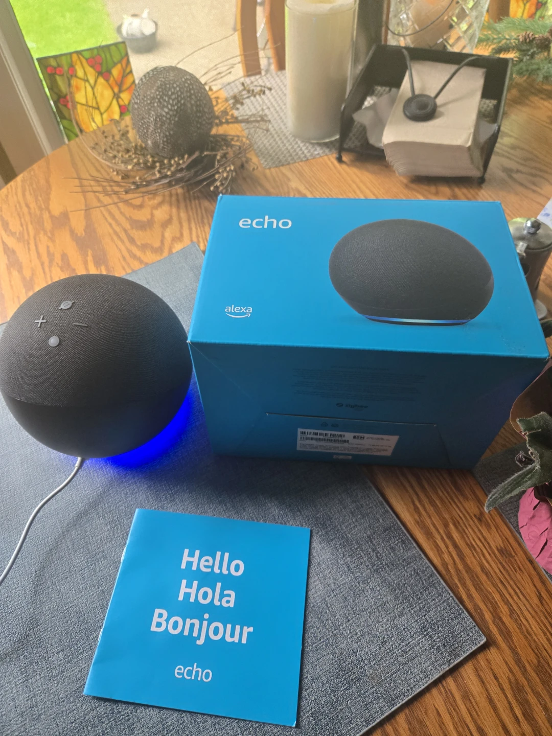Amazon Echo (4th Gen) Smart Speaker - Charcoal