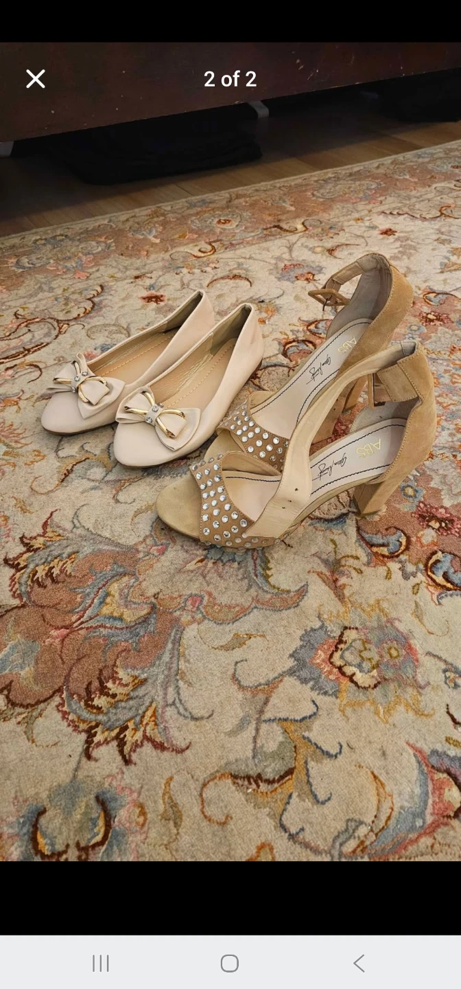 Women's Flats  size 9 and high heel size 8 - photo 2